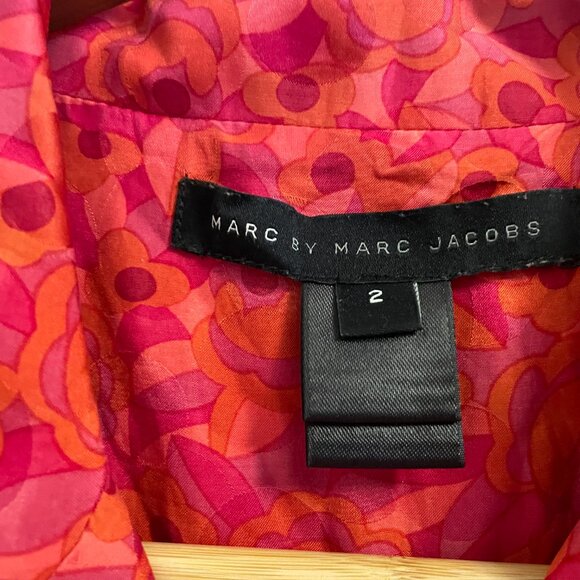 Vibrant Pink Patterned Dress - Picture 2 of 5